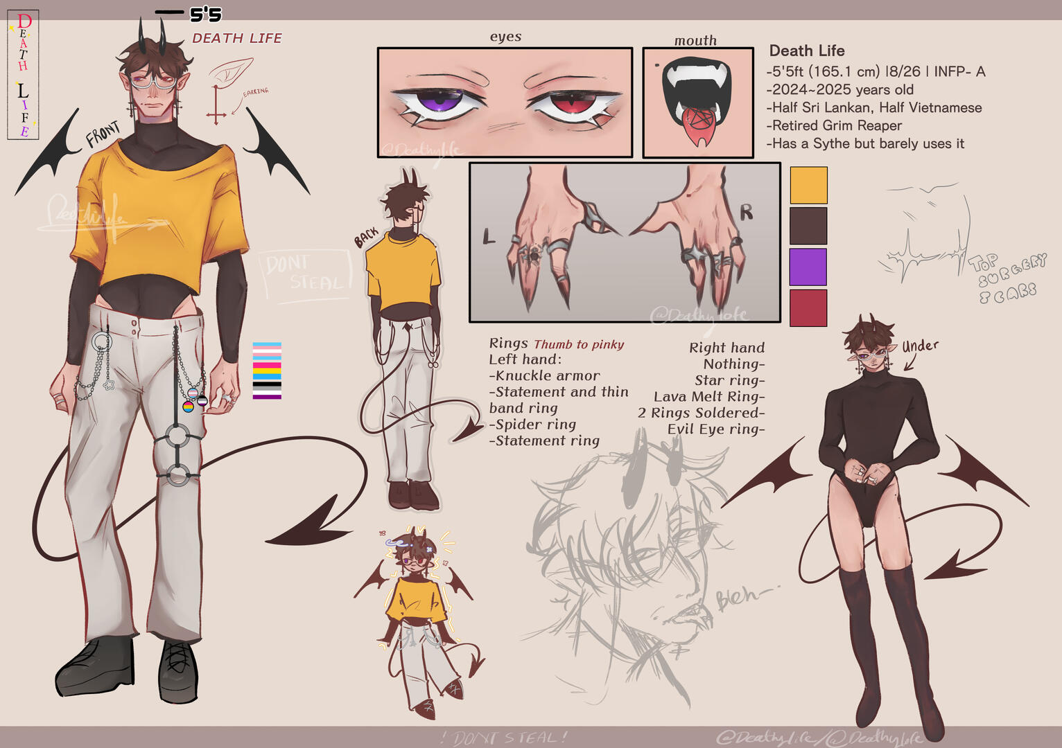 DeathLife character sheet re-make